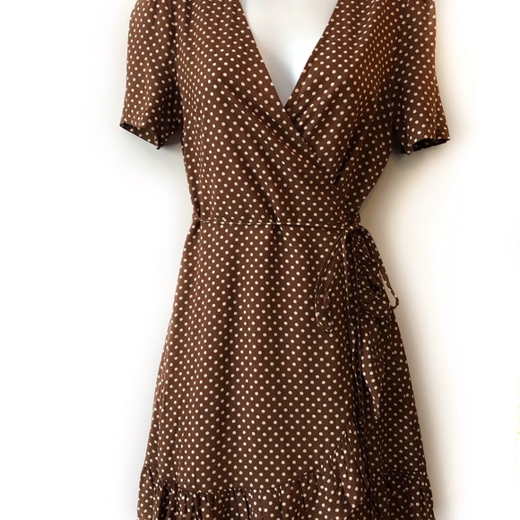 Cotton Candy LA Polk-dot Wrap Dress - Picture 5 of 7